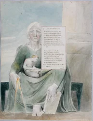 Ode to Adversity, design 38 fra The Poems of Thomas Gray, 1797-98 (wc med pen og sort blæk på papir)